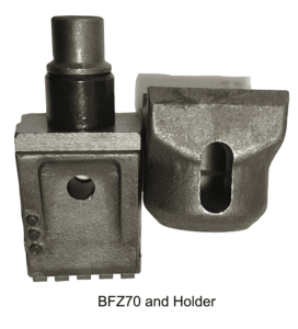 BFZ70 Flat Teeth and Holder