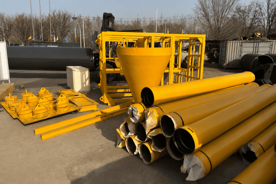 customized tremie pipe specifications for foundation drilling projects