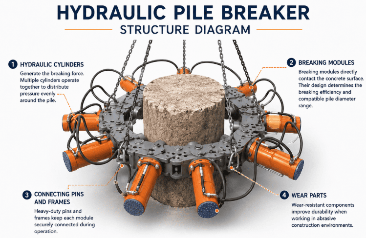 Structure of Pile Breaker