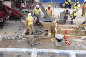 tremie pipe concrete placement problems in bored pile construction